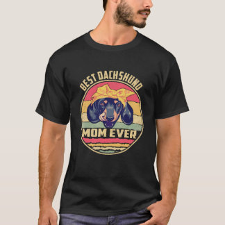 7 Best Dachshund Mum Ever Vintage T-Shirt