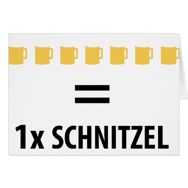 7 Bier sind ein Schnitzel icon (Front Horizontal)