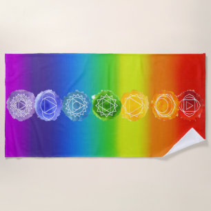7 CHAKRA BEACH TOWEL