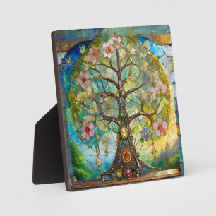 7 Chakra Blossoming Tree Of Life Plaque