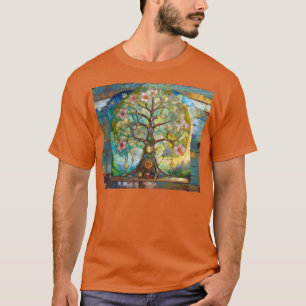 7 Chakra Blossoming Tree Of Life T-Shirt