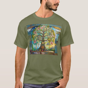 7 Chakra Blossoming Tree Of Life T-Shirt
