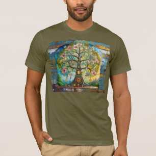 7 Chakra Blossoming Tree Of Life T-Shirt