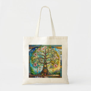 7 Chakra Blossoming Tree Of Life Tote Bag