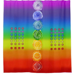 7 Chakra Shower Curtain