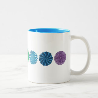 7 Chakras #1 Clearing Artwork Two-Tone Coffee Mug