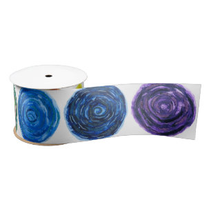 7 Chakras #2 Clearing Artwork Satin Ribbon