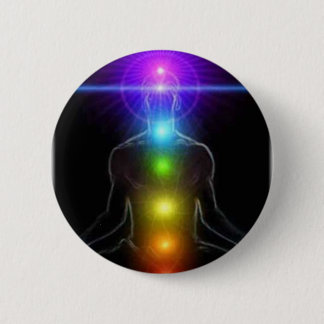 7 Chakra's 6 Cm Round Badge