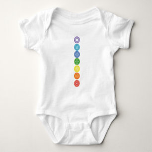 7 Chakras Baby Bodysuit