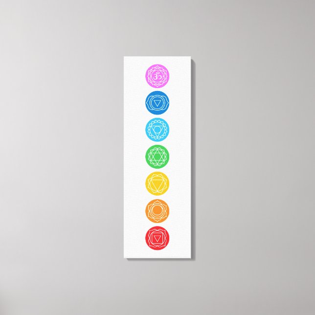 7 Chakras Canvas Print (Front)