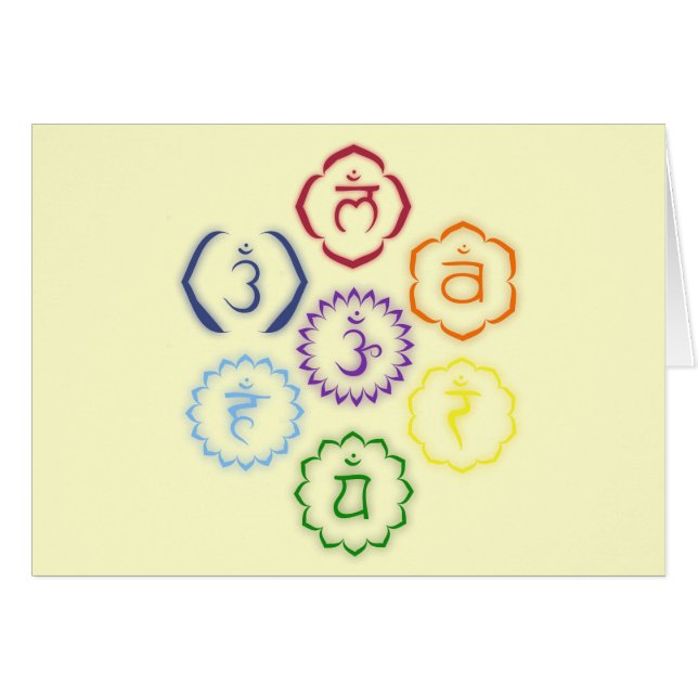 7 Chakras in a Circle (Front Horizontal)