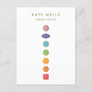  7 Chakras Kundalini Healer  Postcard
