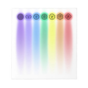 7 chakras notepad
