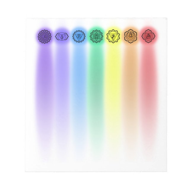 7 chakras notepad (Front)