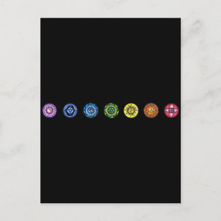 7 Chakras Postcard