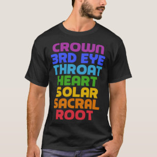 7 Chakras Saying Cool Yoga Quote T-Shirt