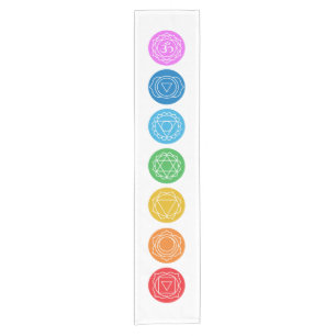 7 Chakras Short Table Runner