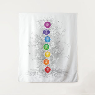 7 Chakras Tree Tapestry - 26