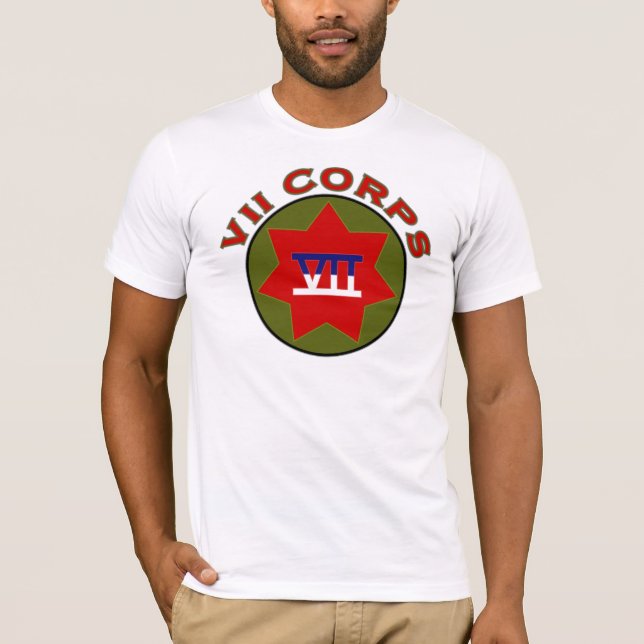 7 Corps shoulder patch T-shirt (Front)