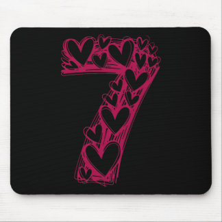 7 Couple Trendy 6 7 Viral Sketch Heart 67 Cute Mat Mouse Mat