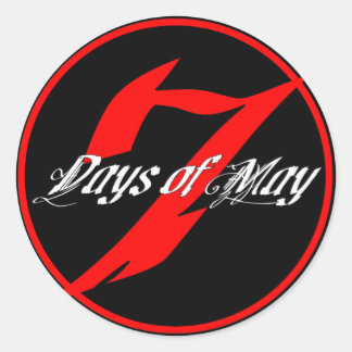 7 Days of May Stickers