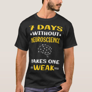 7 Days Without Neurobiology Neurobiologist T-Shirt