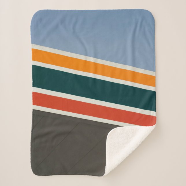 7 Eleven logo Sherpa Blanket (Front)