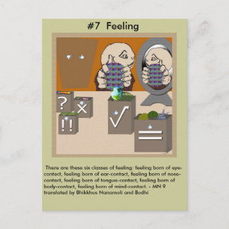 #7 Feelings -  from Dependant Arising Invitation Postcard