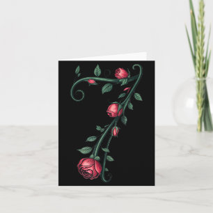 7 Floral 67 Rose Valentines Day Funny Love Matchin Card