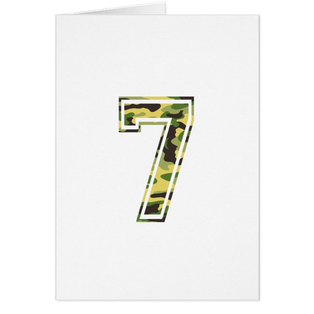 #7 Green & Yellow Camo (Front)