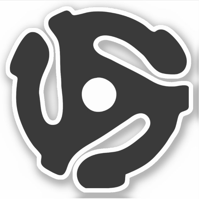 7 inch 45 rpm vinyl adapter insert spindle spider (Front)