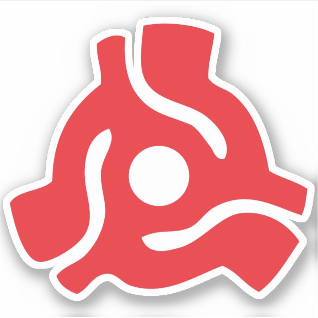 7 inch 45 rpm vinyl adapter insert spindle spider (Front)