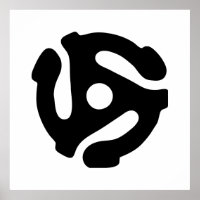 7 inch 45 rpm vinyl adapter insert spindle spider