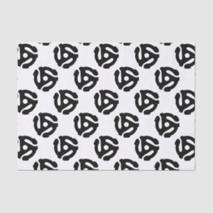 7 inch 45 rpm vinyl adapter insert spindle spider tissue paper