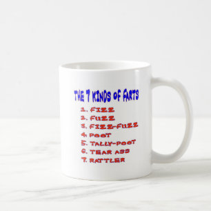 7 KINDS OF FARTS COFFEE MUG