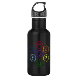 7 Main Chakras in a Circle 532 Ml Water Bottle