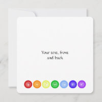 7 Main Chakras in a Circle