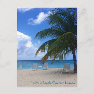 7 Mile Beach, Cayman Islands Postcard