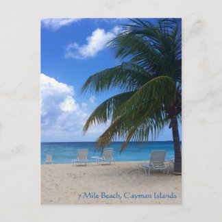 7 Mile Beach, Cayman Islands Postcard