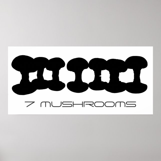7 Mushrooms-Poster Poster (Front)