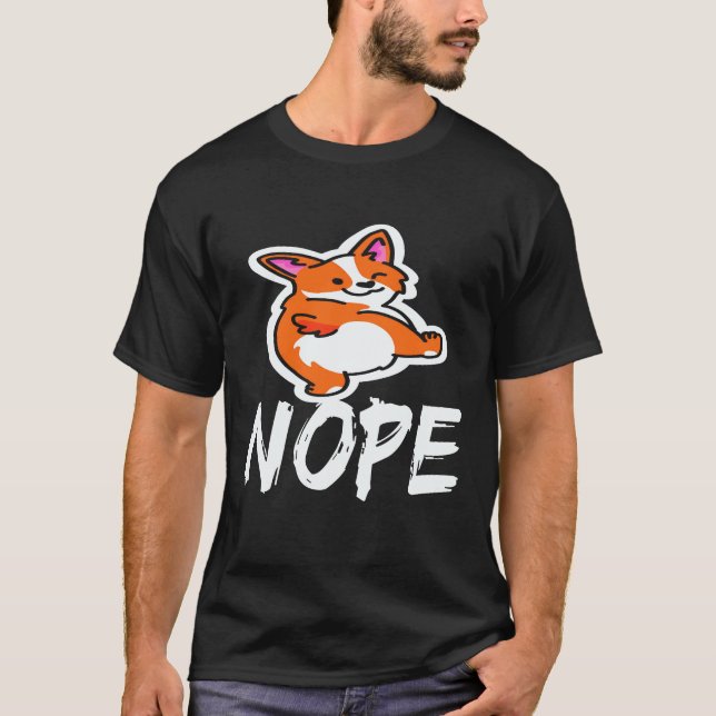 7 Nope - Corgi T-Shirt (Front)