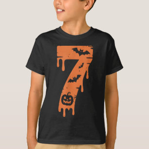 7 Number Meme 67 Six Seven Halloween T-Shirt