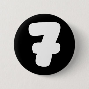 7 Number Six Seven 67 Gen Alpha Slang T Funny Meme 6 Cm Round Badge