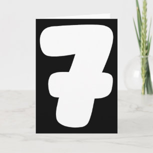7 Number Six Seven 67 Gen Alpha Slang T Funny Meme Card