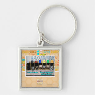 7 out ov 7 kittehs key ring