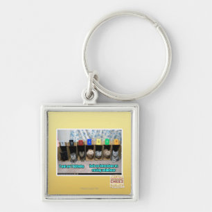7 out ov 7 kittehs key ring