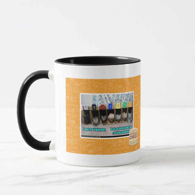 7 out ov 7 kittehs mug (Left)