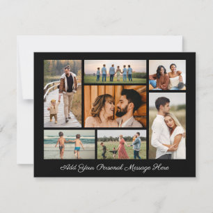7 Photo Collage Add Your Own Greeting Card
