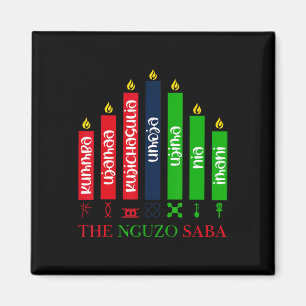 7 Principles Of Kwanzaa  Magnet