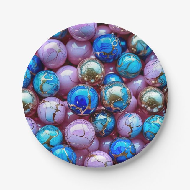 7" Round Paper Plate (Front)